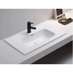 Olivia Matte White 600 Ceramic Basin-Top